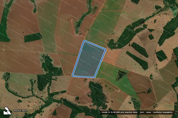 Imagem de satélite de FAZENDA SANTA RITA - Parte 2 em Edealina - GO