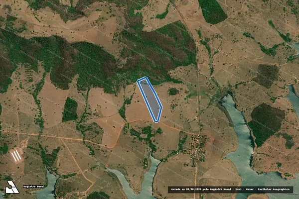 Imagem de satélite de FAZENDA SANTA ADÉLIA - Gleba 01B em Buriti Alegre - GO