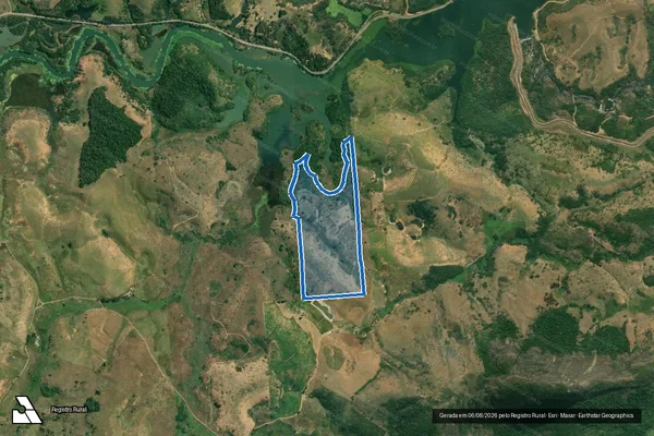 Imagem de satélite de Fazenda União - Área Remanescente 01 em Campos dos Goytacazes - RJ