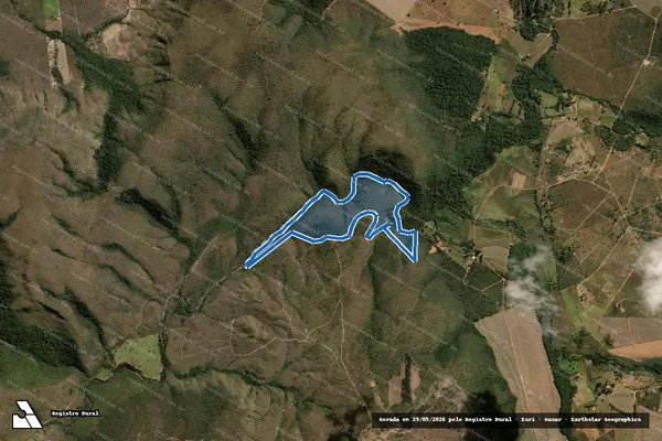 Imagem de satélite de FAZENDA PARAÍZO em Alto Paraíso de Goiás - GO
