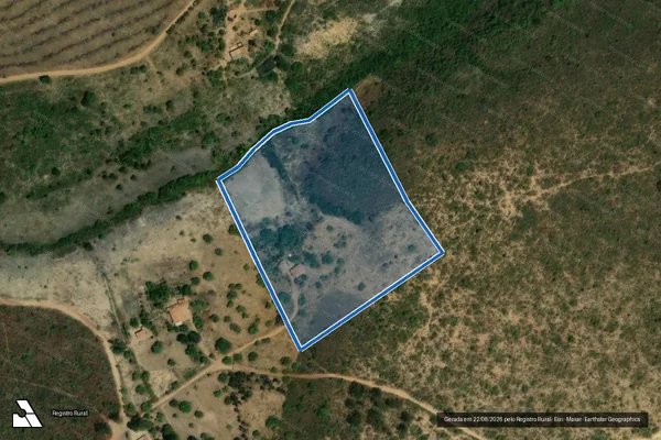 Imagem de satélite de FAZENDA SANTO ANTONIO - Parte 1 em São João do Paraíso - MG