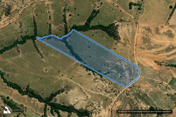 Imagem de satélite de FAZENDA BOA VISTA - PARCELA 02 em Sanclerlândia - GO