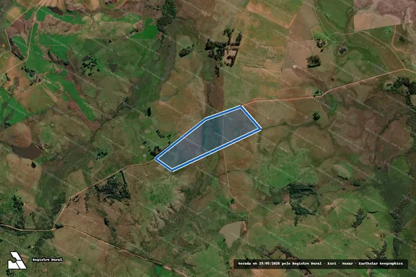 Imagem de satélite de FAZENDA SANTA TEREZA - GLEBA 5 em Alegrete - RS