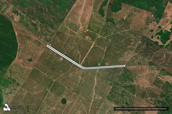 Imagem de satélite de FAZENDA SÃO JOSÉ - FX. DOM. ROD. MT-040 em Santo Antônio de Leverger - MT