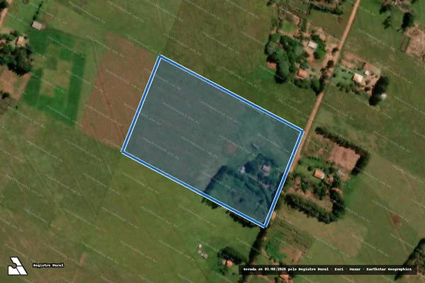 Imagem de satélite de Projeto de Assentamento Itamarati II (Gleba A) - Lote 46 em Ponta Porã - MS