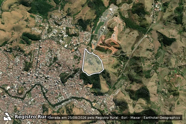 Imagem de satélite de SÍTIO DO PICA-PAU AMARELO em Itajubá - MG