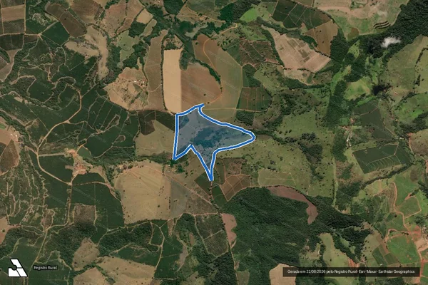 Imagem de satélite de TAMANDUÁ - Parte 1 em Três Corações - MG