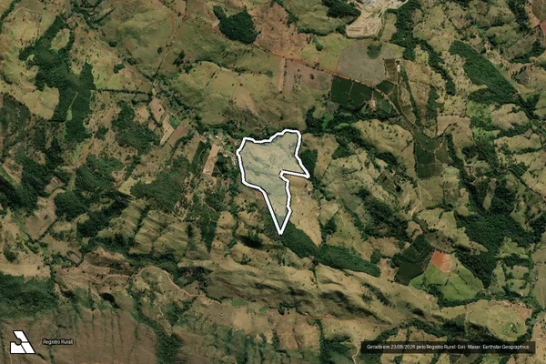Imagem de satélite de FAZENDA SÍTIO DO CÓRREGO  - Parte 1 em Fortaleza de Minas - MG