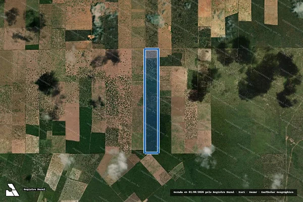 Imagem de satélite de VILA SÃO PAULO LOTE 05 - Parte 1 em Serra do Mel - RN