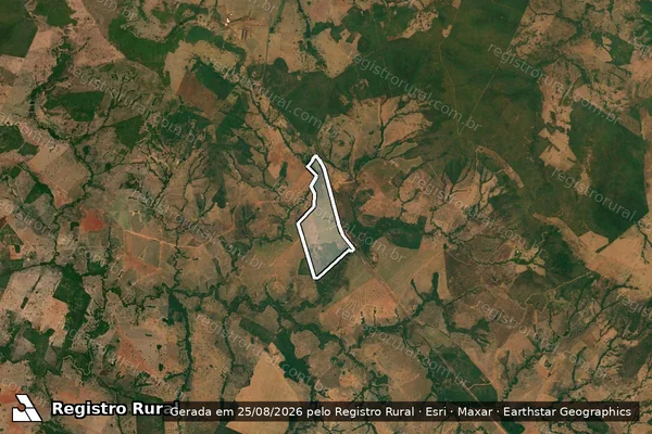 Imagem de satélite de Faz São José III e Chácara Sta Luzia III  - Faz São José III em Montes Claros de Goiás - GO