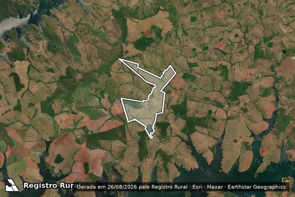 Imagem de satélite de FAZENDA DOIS IRMÃOS - Gleba 02 em Corumbaíba - GO