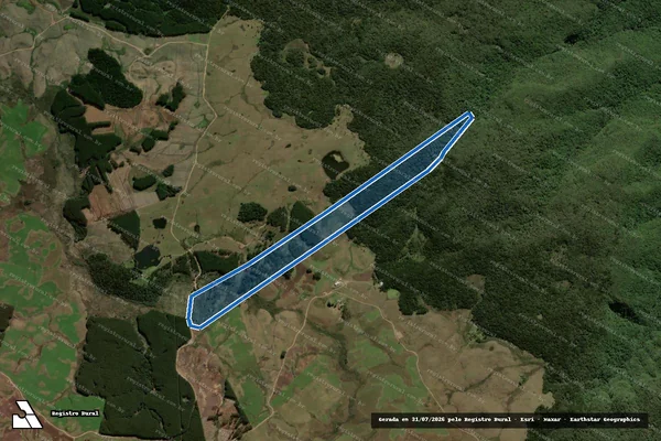 Imagem de satélite de Fazenda Xaxim - Parte 4 em São Francisco de Paula - RS