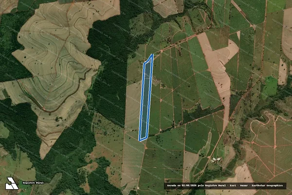 Imagem de satélite de Sítio São Luiz I - Parte 2 em Murutinga do Sul - SP