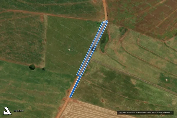 Imagem de satélite de ESTÂNCIA II IRMÃOS - ESTRADA em Jaguapitã - PR