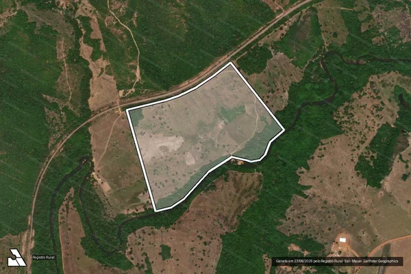 Imagem de satélite de Parte do lote 74 do Loteamento São Jorge - Parte 02 em Paraíso do Tocantins - TO