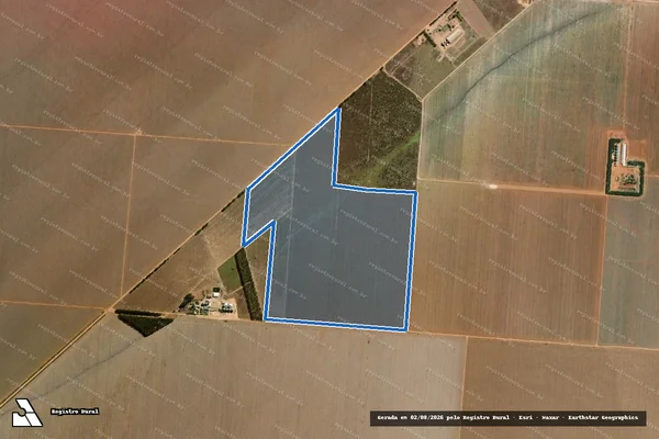 Imagem de satélite de Fazenda Santa Maria Lote 16E - Gleba 01 - Lote 16E - Gleba 01 em Formosa do Rio Preto - BA