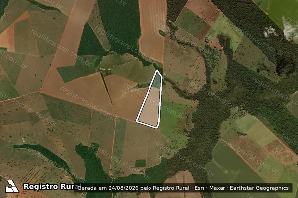 Imagem de satélite de ESTÂNCIA MOLINA VI - 001 em São José do Rio Claro - MT