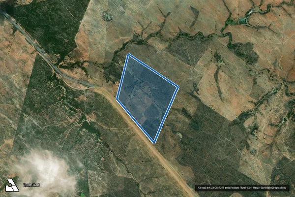 Imagem de satélite de FAZENDA SÃO JOSÉ - Parte 1 em Pedro Alexandre - BA