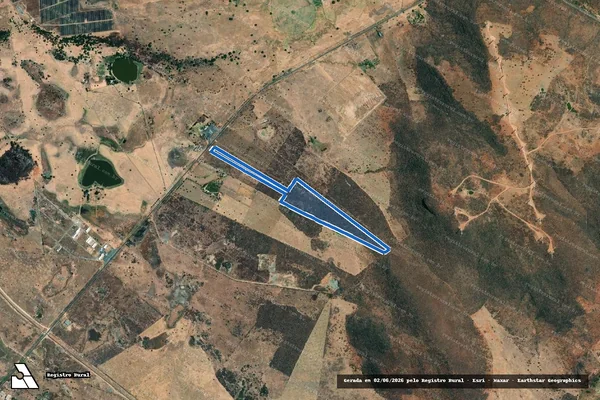 Imagem de satélite de SITIO RECANTO DO VALE - GLEBA 2 - GLEBA 1 em Guanambi - BA