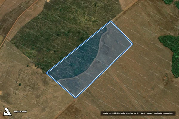 Imagem de satélite de SÍTIO CAMPO AZUL - Parte 1 em Novo São Joaquim - MT