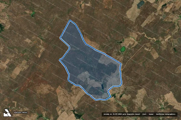 Imagem de satélite de SITIO GIRAU - Parte 1 em Mombaça - CE