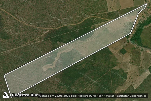 Imagem de satélite de Fazenda São Vicente - Parte 1 em Fernando Falcão - MA