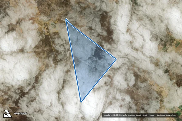 Imagem de satélite de FAZENDA CALDEIRÃO - Parte 1 em Jacobina - BA
