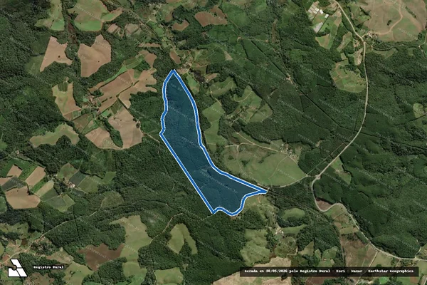 Imagem de satélite de FAZENDA LAGOA IV - Gleba C em Apiaí - SP