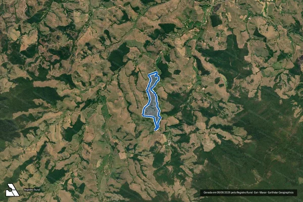 Imagem de satélite de Fazenda São Sebastião / Gleba A em Bananal - SP
