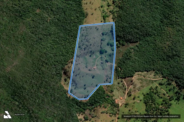 Imagem de satélite de Fazenda da Boa Vista - Parte 20 em Alvorada de Minas - MG