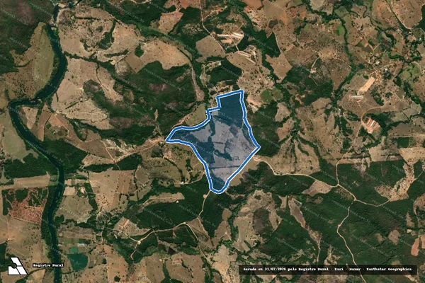 Imagem de satélite de Fazenda Capão das Beatas - Gleba 01 - Gleba 01 em Conceição do Pará - MG