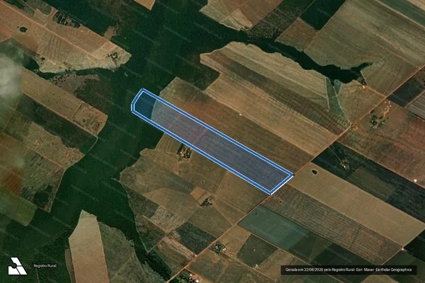 Imagem de satélite de PDS Entre Rios – Lote 310 / Única