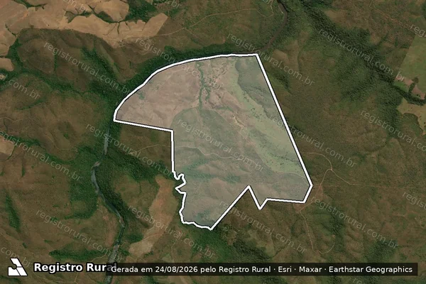 Imagem de satélite de LOTES 26 E 27 ? LOTEAMENTO PONTE ALTA, GLEBA 04 ? 4º ETAPA (FAZENDA BARRIGUDA) - Parte 1 em Ponte Alta do Tocantins - TO