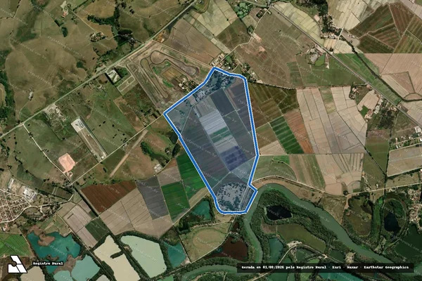 Imagem de satélite de FAZENDA SANTO ANTONIO III em Taubaté - SP