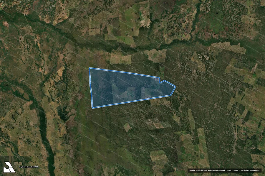 Imagem aérea do item B