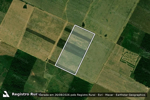 Imagem de satélite de P.A ROSELY NUNES /SITÍO BOA VISTA /LOTE 34/ PARTE 05 - Parcela 1 em Bom Jesus das Selvas - MA