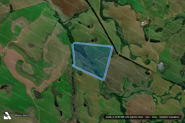Imagem de satélite de Fazenda Nascentes - Fazenda Nascentes ? Gleba D em Capão do Cipó - RS