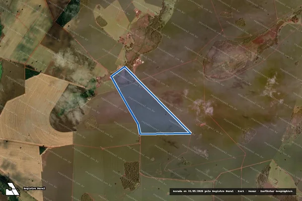 Imagem de satélite de FAZENDA  SÃO TOMAZ - Parte 1 em Santa Helena de Goiás - GO