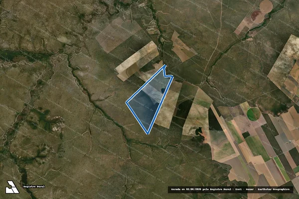 Imagem de satélite de Fazenda Sete Veredas - Parte 1 em Chapada Gaúcha - MG
