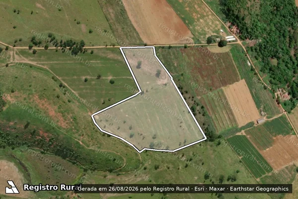 Imagem de satélite de FAZENDA QUEBRA DEDO GLEBA 09 - Gleba 04 em Marilac - MG