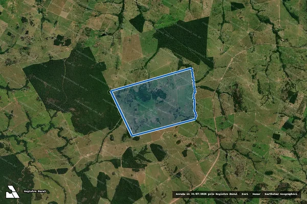 Imagem de satélite de Fazenda Frutal - Lote 19 - Parcela 01 em Vale de São Domingos - MT