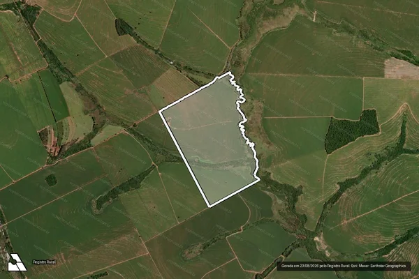 Imagem de satélite de Lote de terras sob nº 01, da subd. do lote 199-B e 200 - Parcela 1 em Umuarama - PR