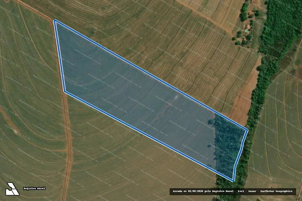 Imagem de satélite de Fazenda Santo Antonio do Itaquere - Parte 1 em Matão - SP