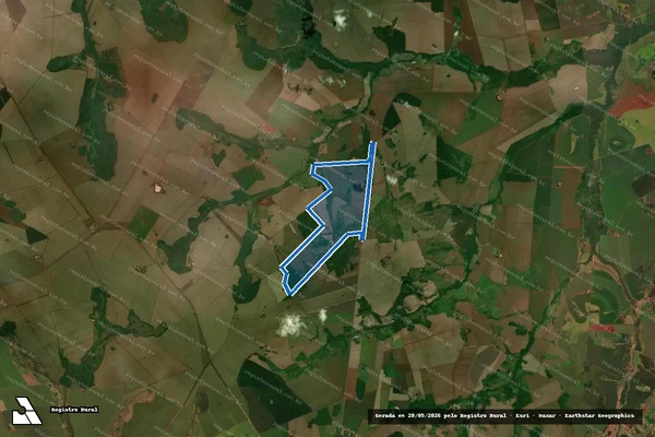 Imagem de satélite de FAZENDA CHE CAY - PARTE 02 em Itaporã - MS