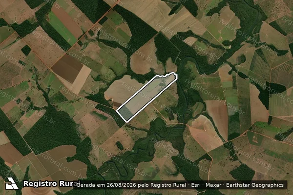 Imagem de satélite de LOTE N° 195 - LOTE N° 195 em Brasnorte - MT