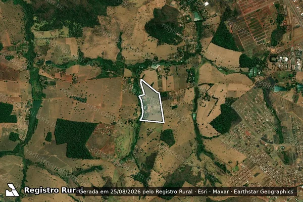 Imagem de satélite de FAZENDA BOA VISTA E CURITIBANA / Gleba 01 em None