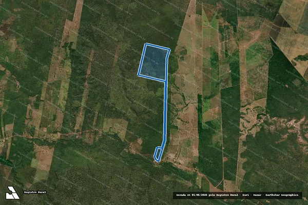 Imagem de satélite de FAZENDA MUMBUCA / 01 em Colinas - MA