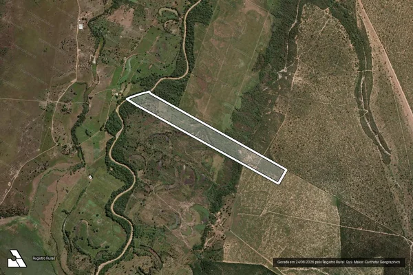 Imagem de satélite de Fazenda Rodeio - Parte 1 em São Romão - MG