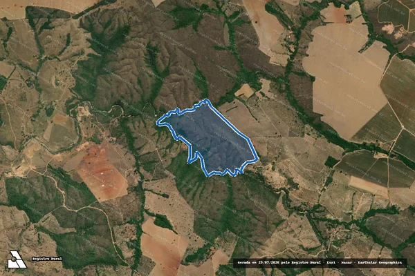 Imagem de satélite de Fazenda Rio Preto - Lugar denominado Varoes - Parcela 1 em Abadia dos Dourados - MG