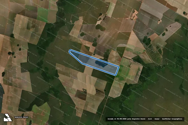Imagem de satélite de FAZENDA ESMERALDA - Matricula 781 em Sapezal - MT